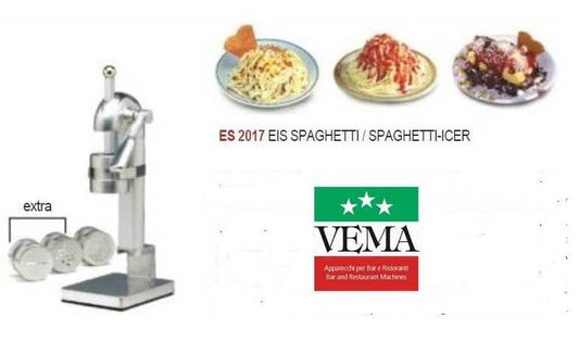 ES 2017 EIS SPAGHETTI VEMA preparare coppe di gelato speciali