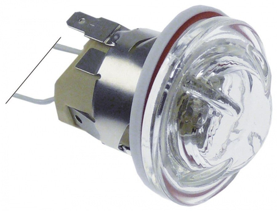 Lampade Alogene Per Stufa Kit Di 4 Lampade/elementi Riscaldanti Alogeni Con Attacco Faston 20cm - Per Stufe Alogene Kit 4 Lampade 20 Cm