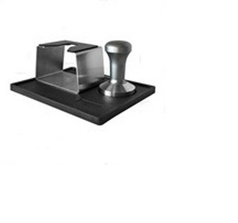 Tappetino per pressatura con base cubic inox per portafiltro e pressino fantasy dia 58