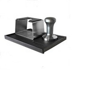 Tappetino angolare per pressatura con base cubic inox per portafiltro e pressino fantasy dia 53