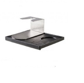 Tappetino angolare per pressatura con base inox per portafiltro