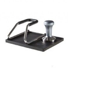 Tappetino per pressatura con base tubolare inox per portafiltro e pressino fantasy d.58