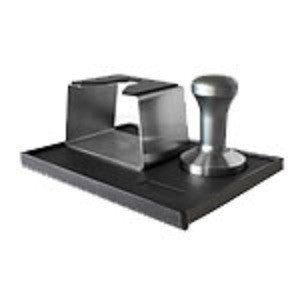 Tappetino angolare per pressatura con base cubic inox per portafiltro e pressino fantasy d.58