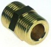 nipplo doppio ottone filetto 1/2" - 1/2" conf. 1 pz