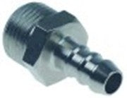attacco per tubo filetto 3/8" manicotto diametro  8mm int. diametro  6mm lungh. man. 18mm ch 17