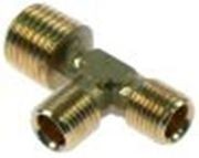 raccordo a t filetto 1/8" - 1/4" ottone l 32mm