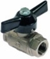valvola a sfera attacco 3/8" f - 3/8" f dn10 lunghezza 42mm