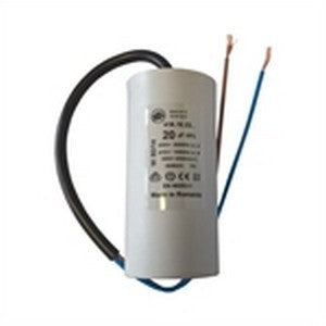 Condensatore 20uf 450v d.40xh.92mm con cavi en 60252-1