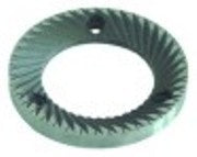 coppia macine senso di rotazione dx d1 diametro  68mm int. diametro  43mm h 8mm dist.denti 5mm fori diametro  5mm