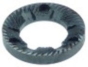 coppia macine senso di rotazione sx d1 diametro  43mm int. diametro  25mm h 7mm dist.denti 3mm fori diametro  3,2mm