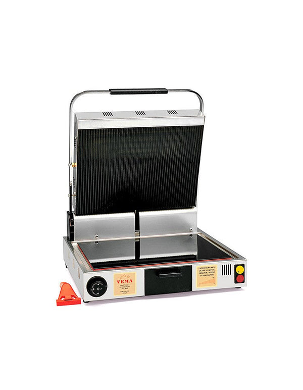 BOCCOLE OTTONE (DX+SX) BLOCCA MANICO PIASTRA - RICAMBI VEMA