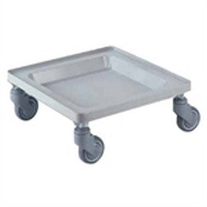 Carrello plastica senza manico per cesti piccoli