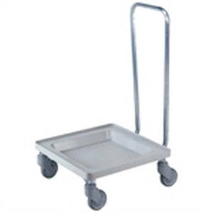 Carrello plastica com manico per cesti piccoli