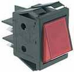 INTERRUTTORE BIPOLARE ROSSO 16A 250V