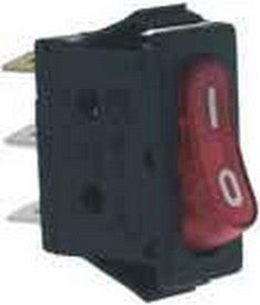 INTERRUTTORE UNIPOLARE ROSSO 16A 250V