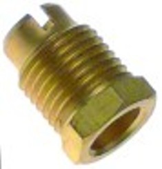 raccordo termocoppia filetto m10x1 ottone con. 1 pz