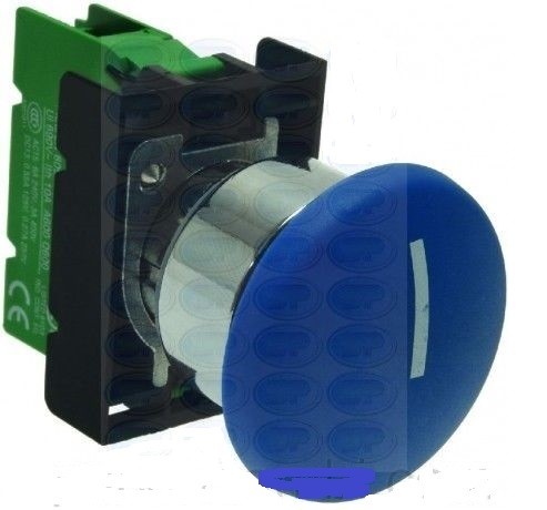 PULSANTE ARRESTO A FUNGO BLU 6A 240V