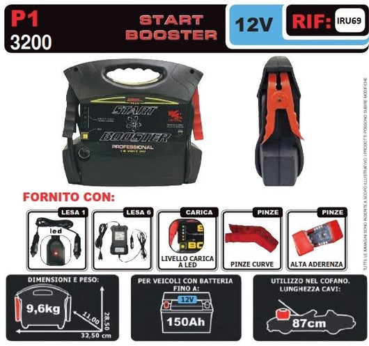 START BOOSTER P1 3200 MADE IN SWISS