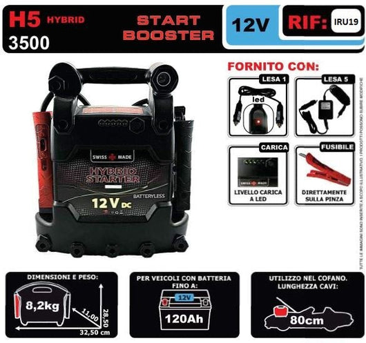 START BOOSTER H5 3500 MADE IN SWISS