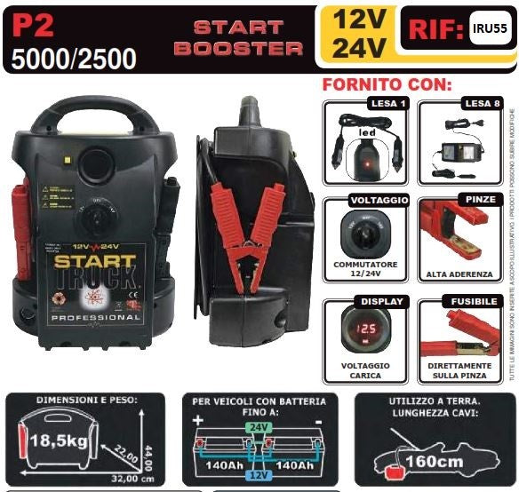 START BOOSTER P2 5000/2500 MADE IN SWISS
