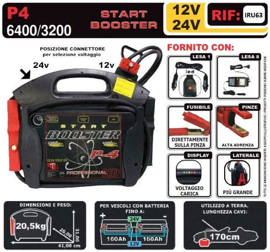 START BOOSTER P4 6400/32000 MADE IN SWISS