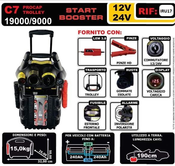 START BOOSTER C7 19000/9000 MADE IN SWISS