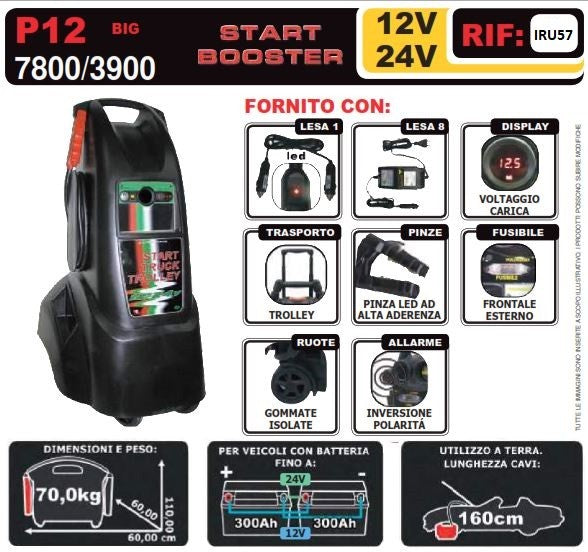 START BOOSTER P12 7800/3900 MADE IN SWISS