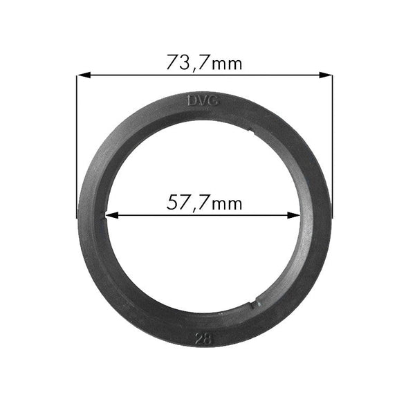 SOTTOCOPPA WEGA 73,7X57,7XH.8MM NBR 80SH CON 3 SPACCHI
