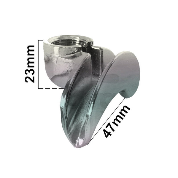 BECCUCCIO 2 VIE APERTO 3/8 CORTO CROMATURA NSF - RIVESTIMENTO AL NANOQUARZO