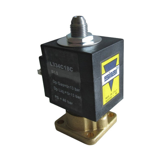 ELETTROVALVOLA SIRAI 3 VIE A BASETTA 220/230V 50Hz 208/240V 60HZ 13BAR TENUTA RUBINO