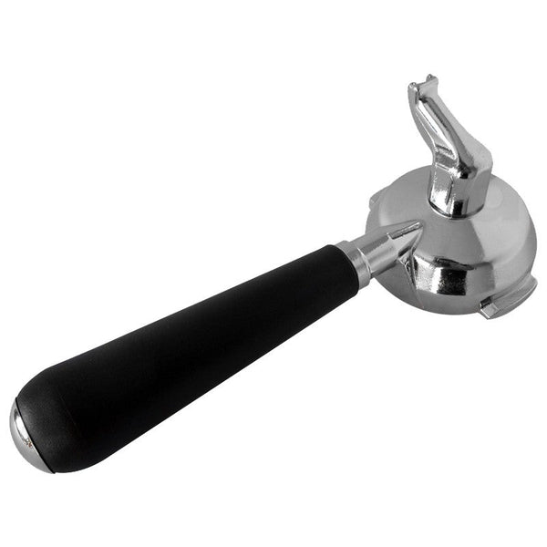 PORTAFILTRO MANICO DRITTO 1 TAZZA CON MANOPOLA COMFORT E TAPPO CROMATO