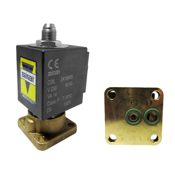 ELETTROVALVOLA SIRAI 3 VIE A BASETTA 220V VITON®
