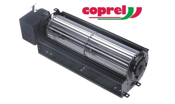 ventilatore tangenziale coprel ffl rullo diametro  60mm lunghezza rotore 240mm spessore pacco motore 20mm