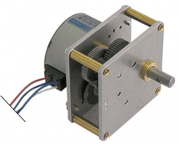 motoriduttore potis 230v 50hz 1rpm albero diametro  8mm l 64mm lar. 64mm h 80mm