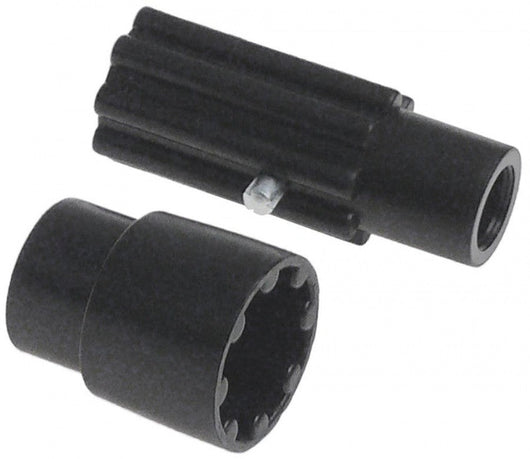 kit giunto di accopiamento D1 ø 16mm D2 ø 20mm L 54mm denti 8 ø int. 1 7mm  Adatto : Electrolux