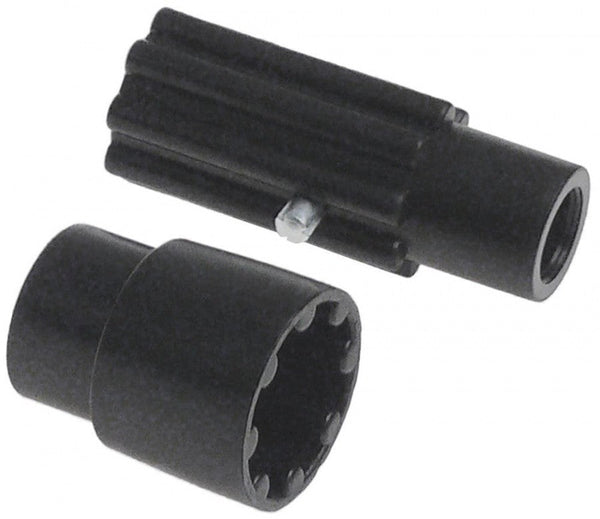 kit giunto di accopiamento D1 ø 16mm D2 ø 20mm L 54mm denti 8 ø int. 1 7mm  Adatto : Electrolux