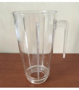 BICCHIERE PLASTICA FRULLATORE CON MANICO E A VITE UNIVERSALE
