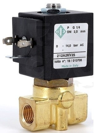 ELETTROVALVOLA ODE 2 VIE 1/4 220/230V 50/60HZ DN2,5 14BAR