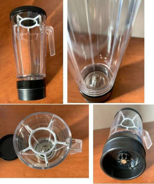 BICCHIERE FRULLATORE C/CO. PLEX COMPLETO ORIGINALE QUAMAR RFRUUNI03 SENZA LAME