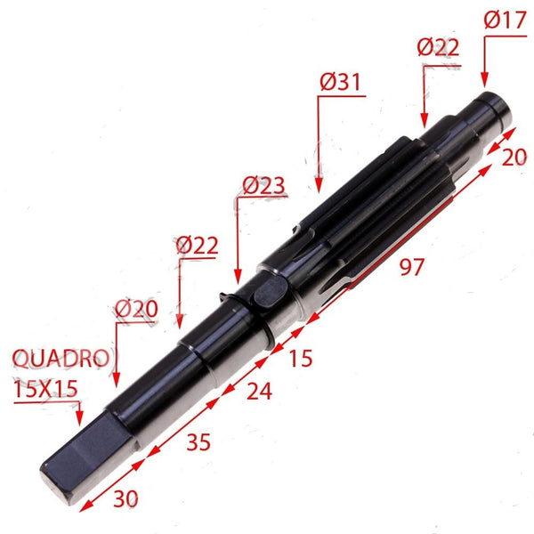 PIGNONE COMANDO MOD. 7-14LT MARCA SAP INSACCATRICE SAP 14 LT 7 LT ORIZ