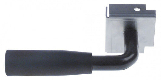 maniglia per porta per forno pizza l 140mm lar. 78mm maniglia diametro  27,5mm con flangia nero