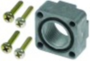 raccordo gas dritta 1/2" flangia 32x32mm int. dei fori 24x24mm adattabile a tandem