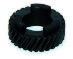 INGRANAGGIO NYLON 31 DENTI DIAMETRO est. 63 mm DIAMETRO int. 36 mm, spess. 18 mm N. 3 RIALZI