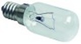 lampadina t. mass. 500°c attacco e14 40w 230/240v diametro  25mm l 70mm vetro l 44mm conf. 1 pz