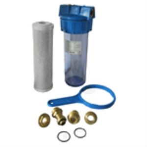 Kit filtro 9" attacco 3/4 cartuccia carbone attivo