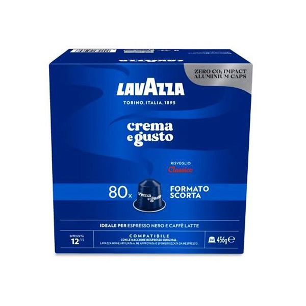 240 capsule alluminio CREMA E GUSTO CLASSICO Lavazza compatibile Nespresso