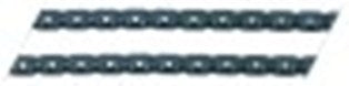 catena di trasmissione din/iso 06 b-1 divisione 3/8" / 9,525mm maglie 74