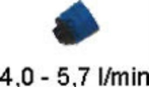 Gigleur lavatazze - portata 4-5,7 lt/min
