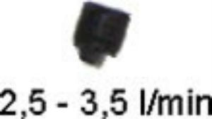 Gigleur lavatazze - portata 2,5-3,5 lt/min