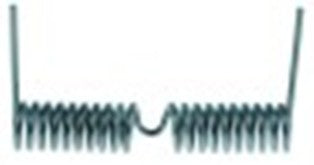 molla a torsione diametro  21mm l1 120mm l2 63mm l3 63mm filo diametro  3mm grill ribaltabile